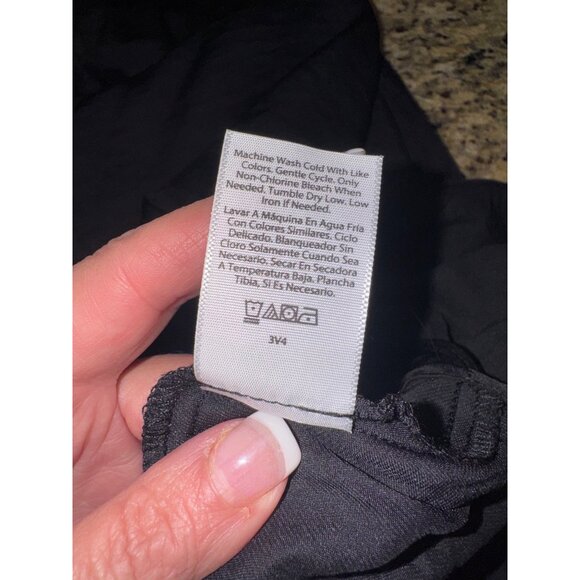 New Whimseygoth Fairygoth Sofia Jeans Lace Empire waist Satin Midi Dress Black - Picture 9 of 12